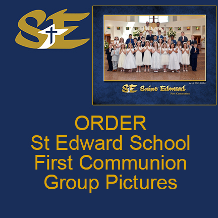 St Edward 2024 1st Communion Group Picture Order Here
